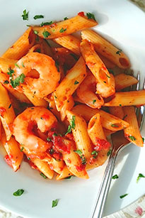 Tomato-Ouzo Penne